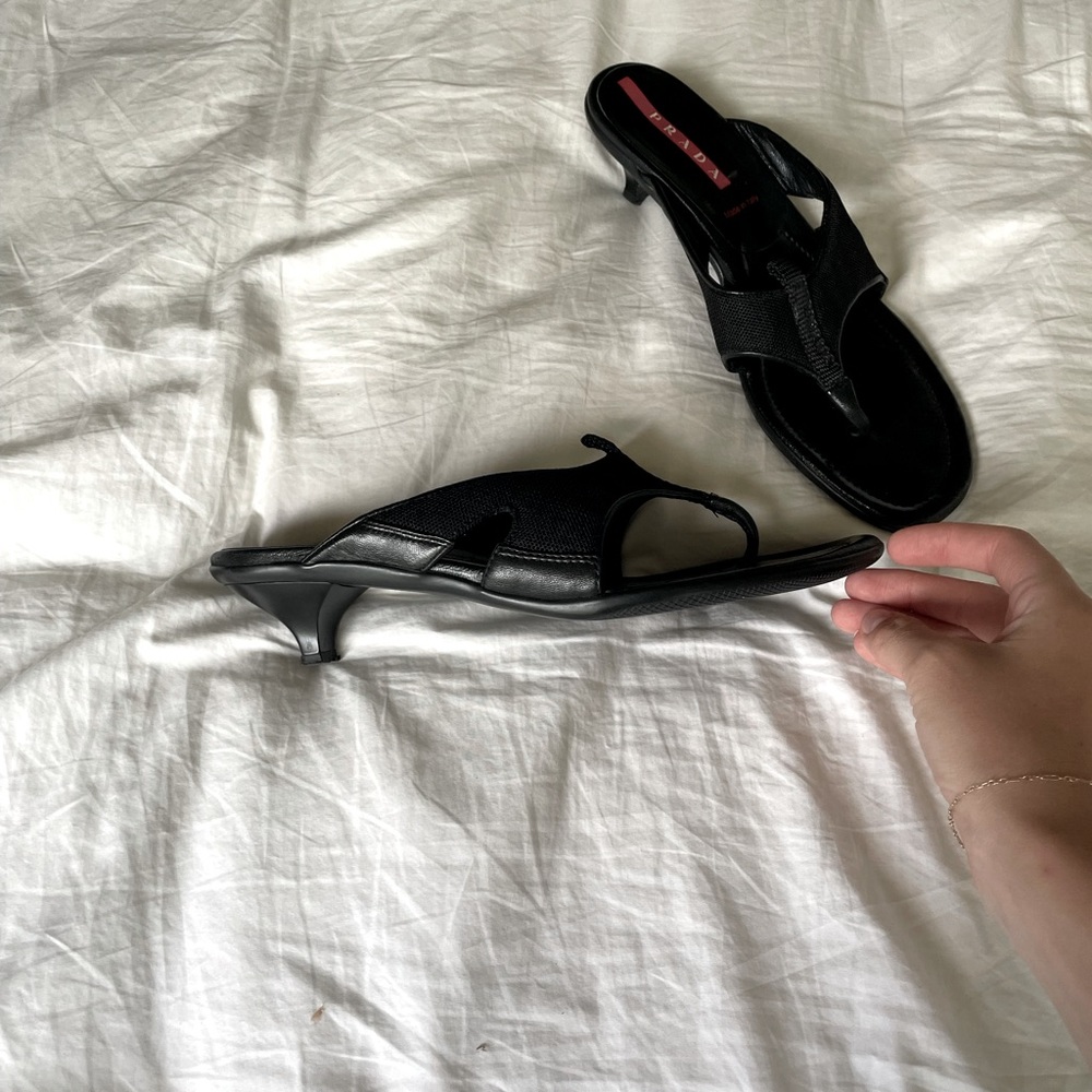 Prada Flip-flops with Small Heels